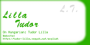lilla tudor business card